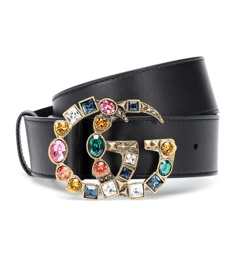 gucci gg belt rhinestone|Gucci leather belt.